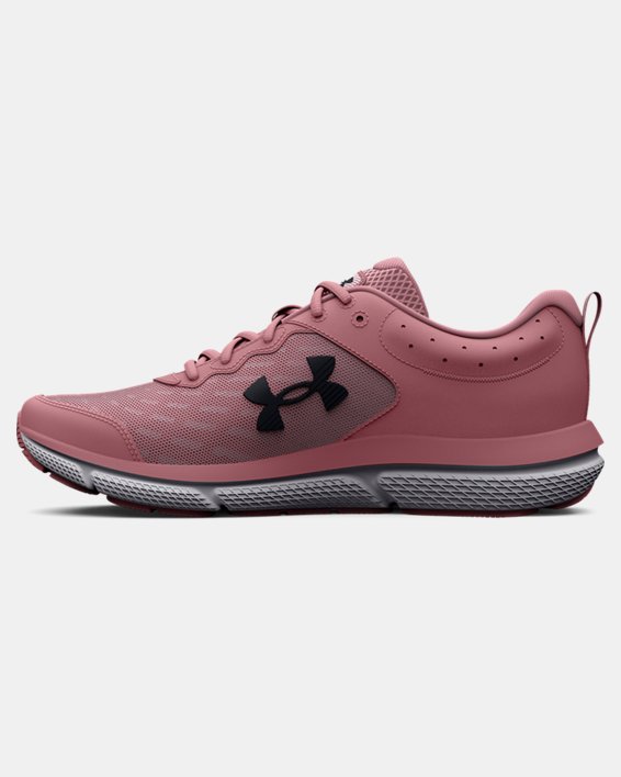 Women's UA Charged Assert 10 Wide (D)  Running Shoes, Pink, pdpMainDesktop image number 1